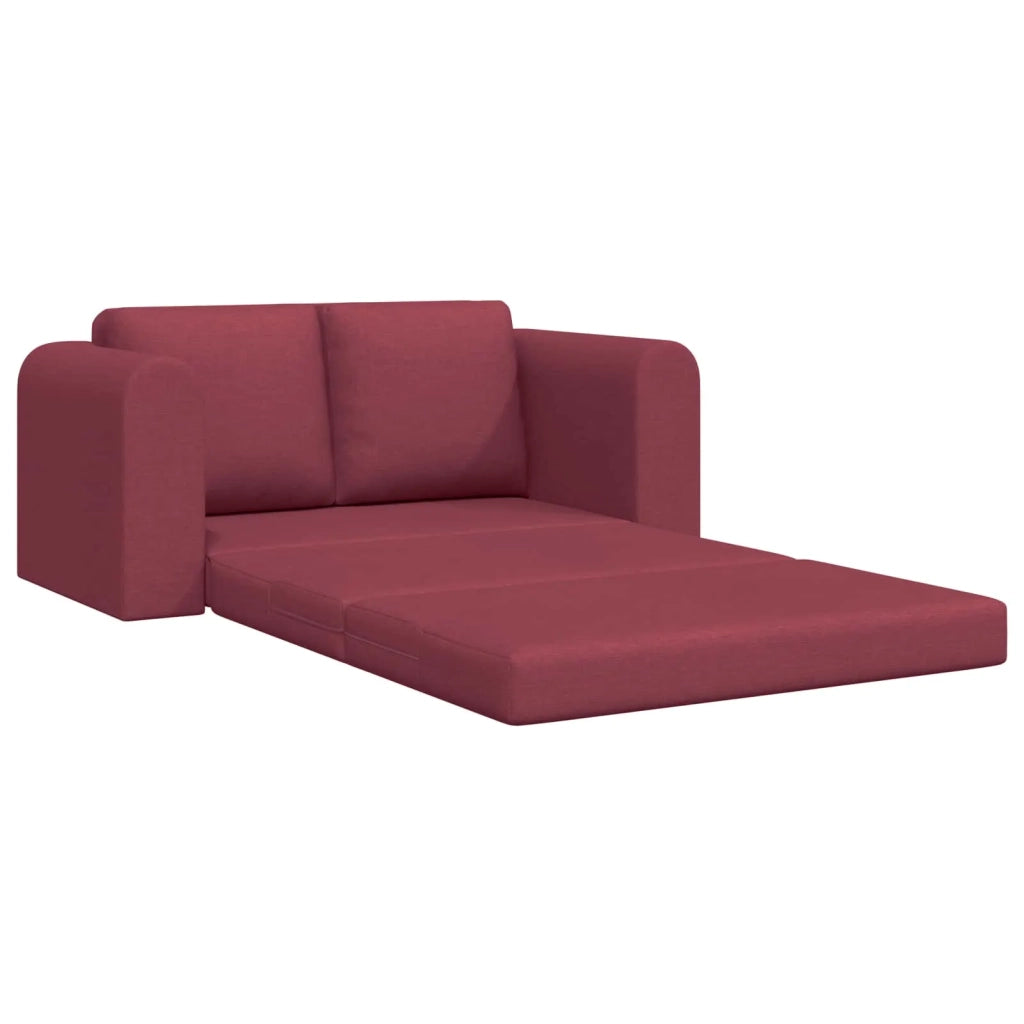 Divano letto 60cm Rosso Vino Tessuto 4106676