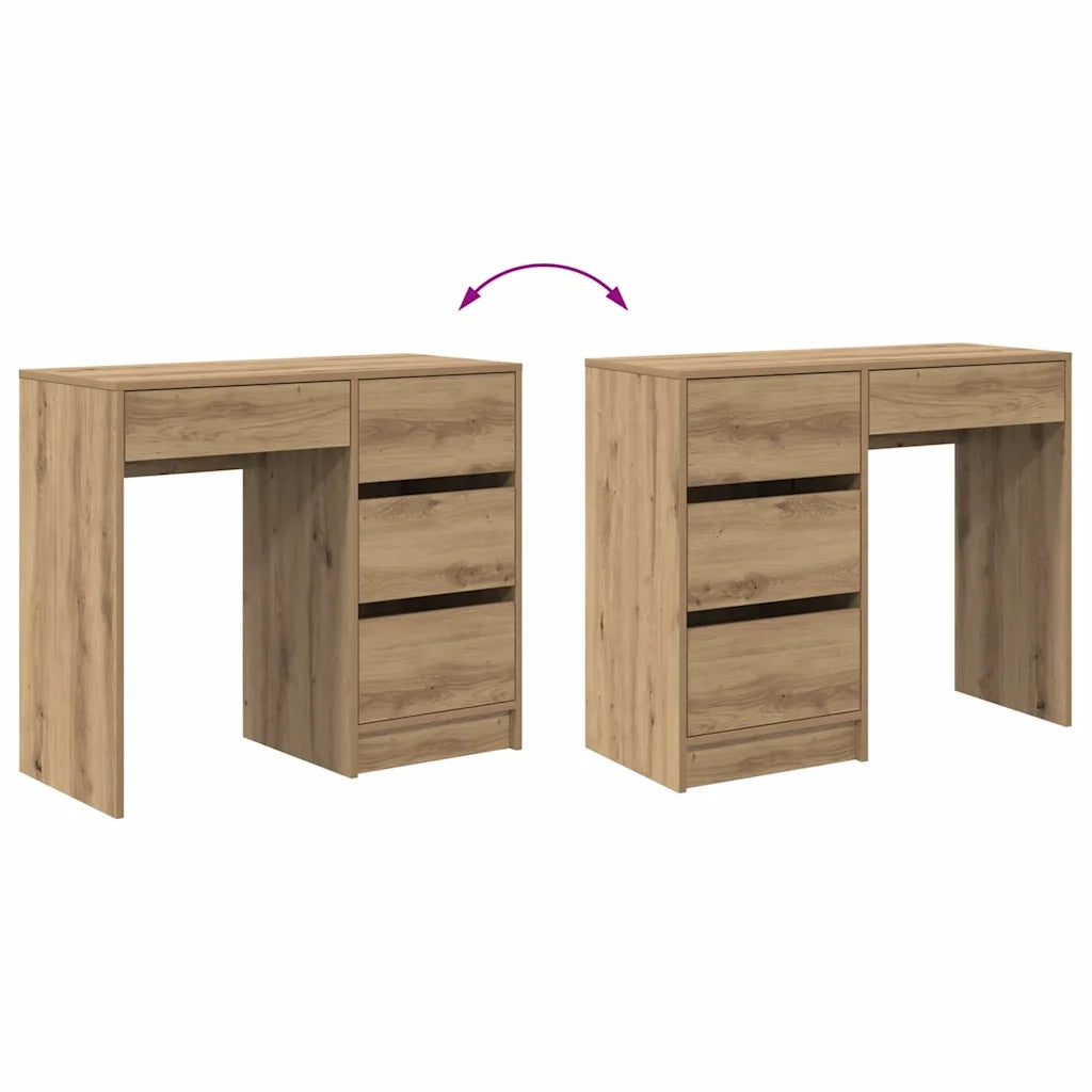 Scrivania con cassetto Rovere artigianale 90 x 37.5 x 75 cm 869497