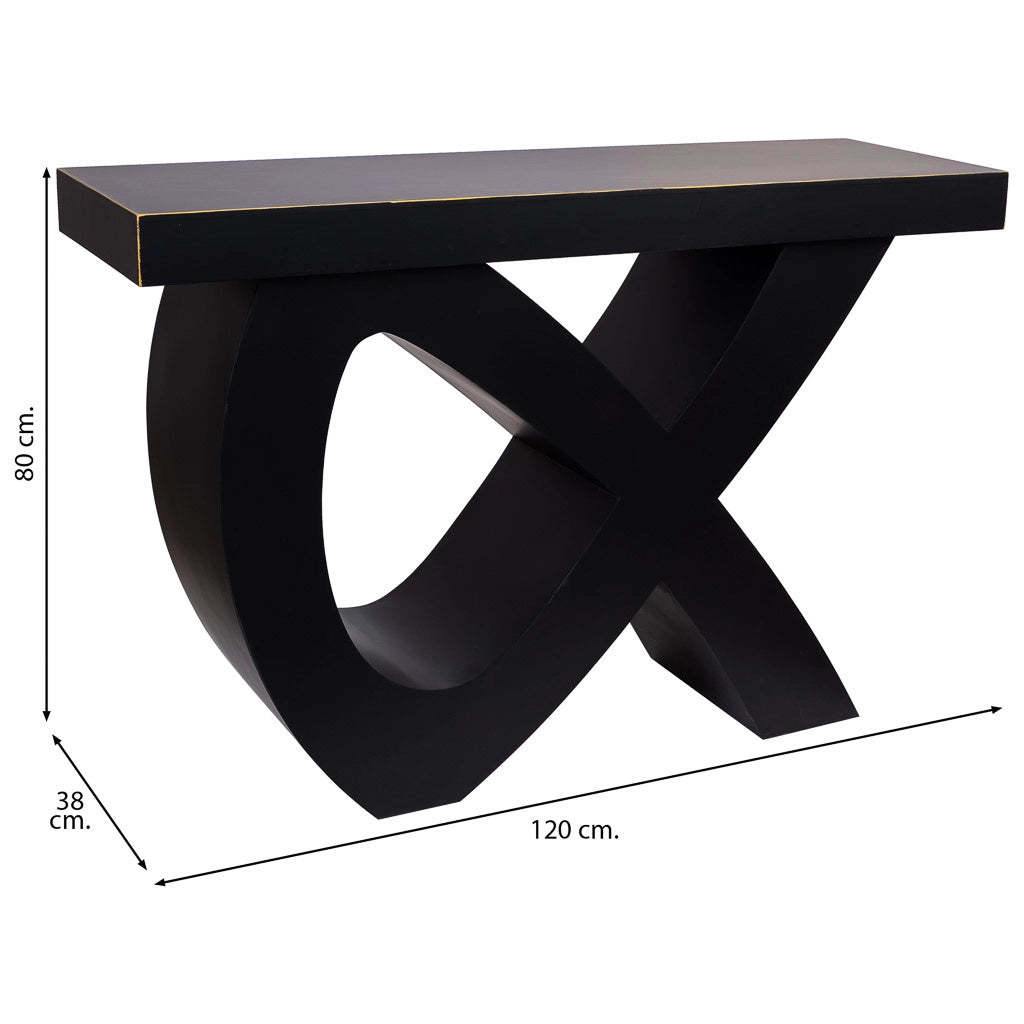 Mobile da ingresso in legno 120x38x80