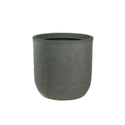 Vaso da Esterno Interno Design Cilindrico Ø35x34 cm Raffaello in Resina Verde