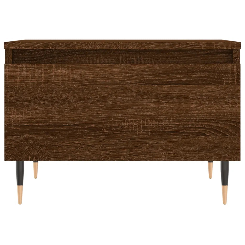 2 pz Tavolini salotto | Tavolino da caff¨¨ | Tavolino da Soggiorno Rovere Marrone 50x46x35 Legno Multistrato