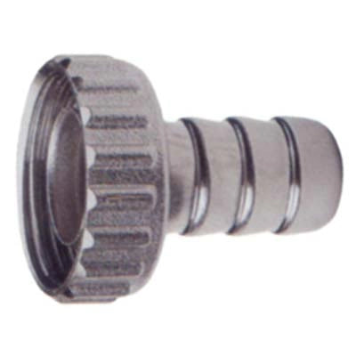 PORTAGOMMA + GHIERA X RUBINETTO - OTTONE CROMATO 1/2- 20 pezzi