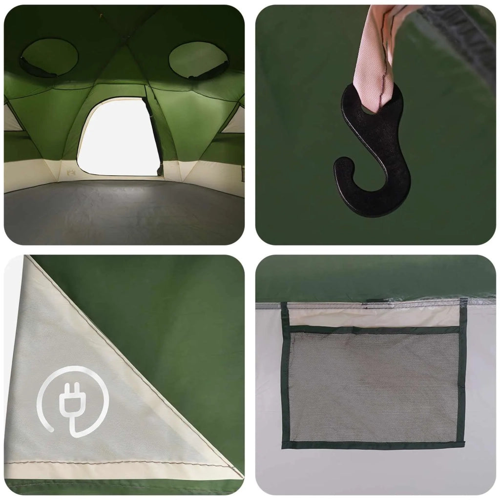 Tenda a cupola con tetto rimovibile Verde 8 persone 42017376