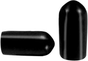Set di Protezioni a Gomma per Tubi 50 Pezzi - PVC - Nero - Flessibili - Protezione contro gli Urti - Bocchette Ronde/Supporti di Mobili - Copertura a Tubo