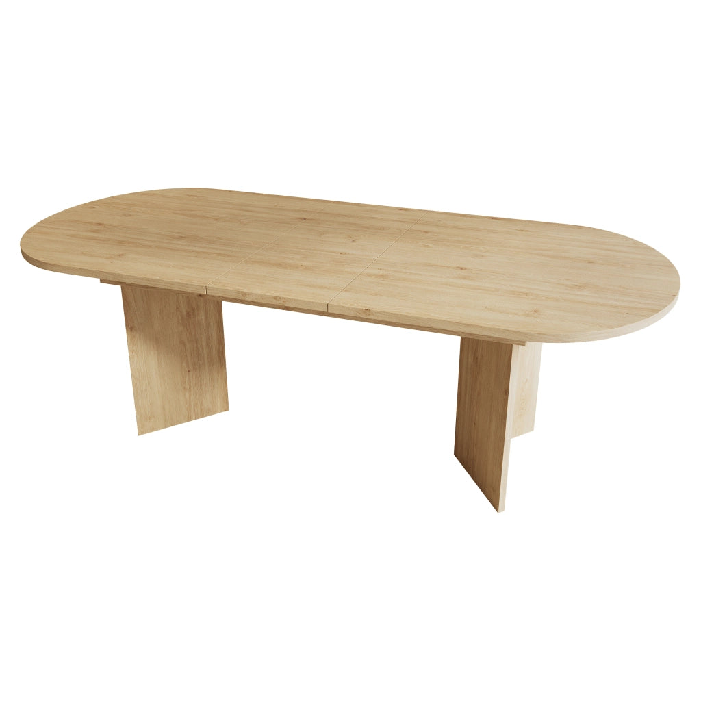 Tavolo da Pranzo Allungabile ¨C MINIMAL ¨C Rovere, Piano Rettangolare, 160/200x90 cm, 6-8 Persone