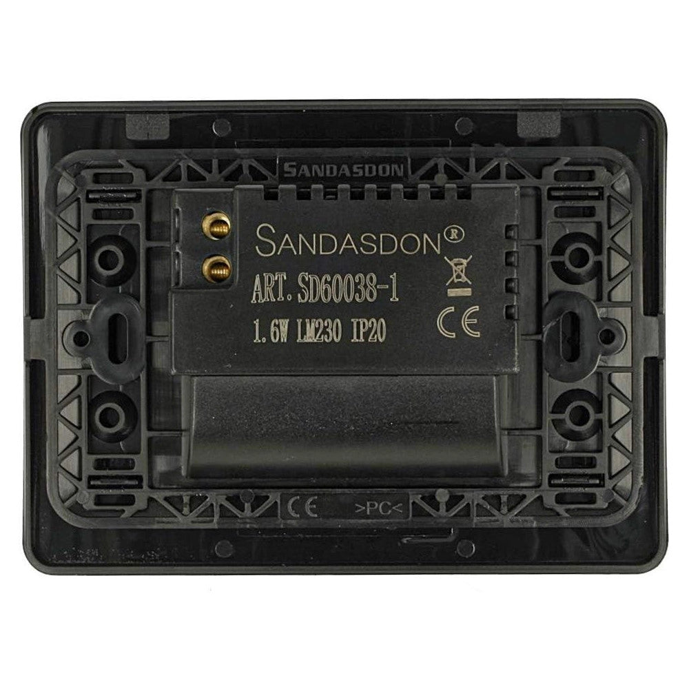 Trade Shop - Segnapasso A Led Con Sensore Di Movimento A 220v Da 1,6w Per Scatola 503 Placca -
