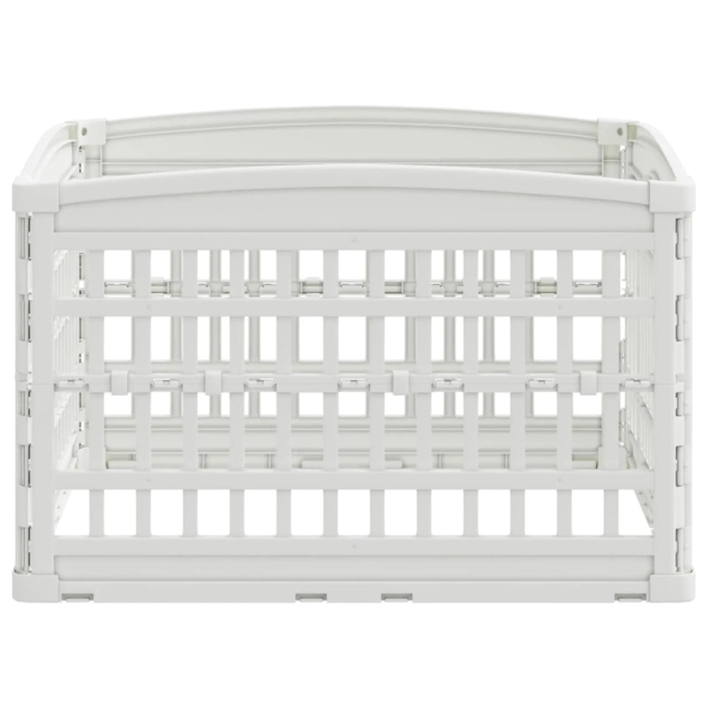 Parco giochi per cani a 4 pannelli Bianco 91 x 91 x 58 cm 42027219