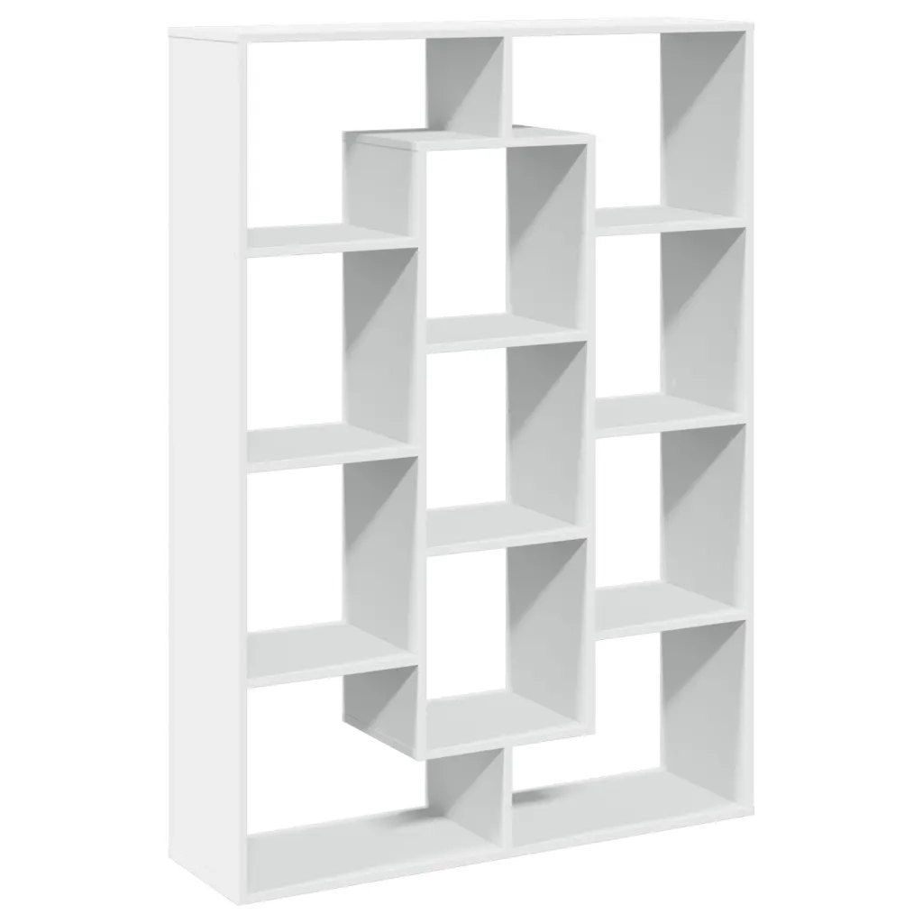 Libreria Bianca 102x29x143 cm in Legno Multistrato 3310298