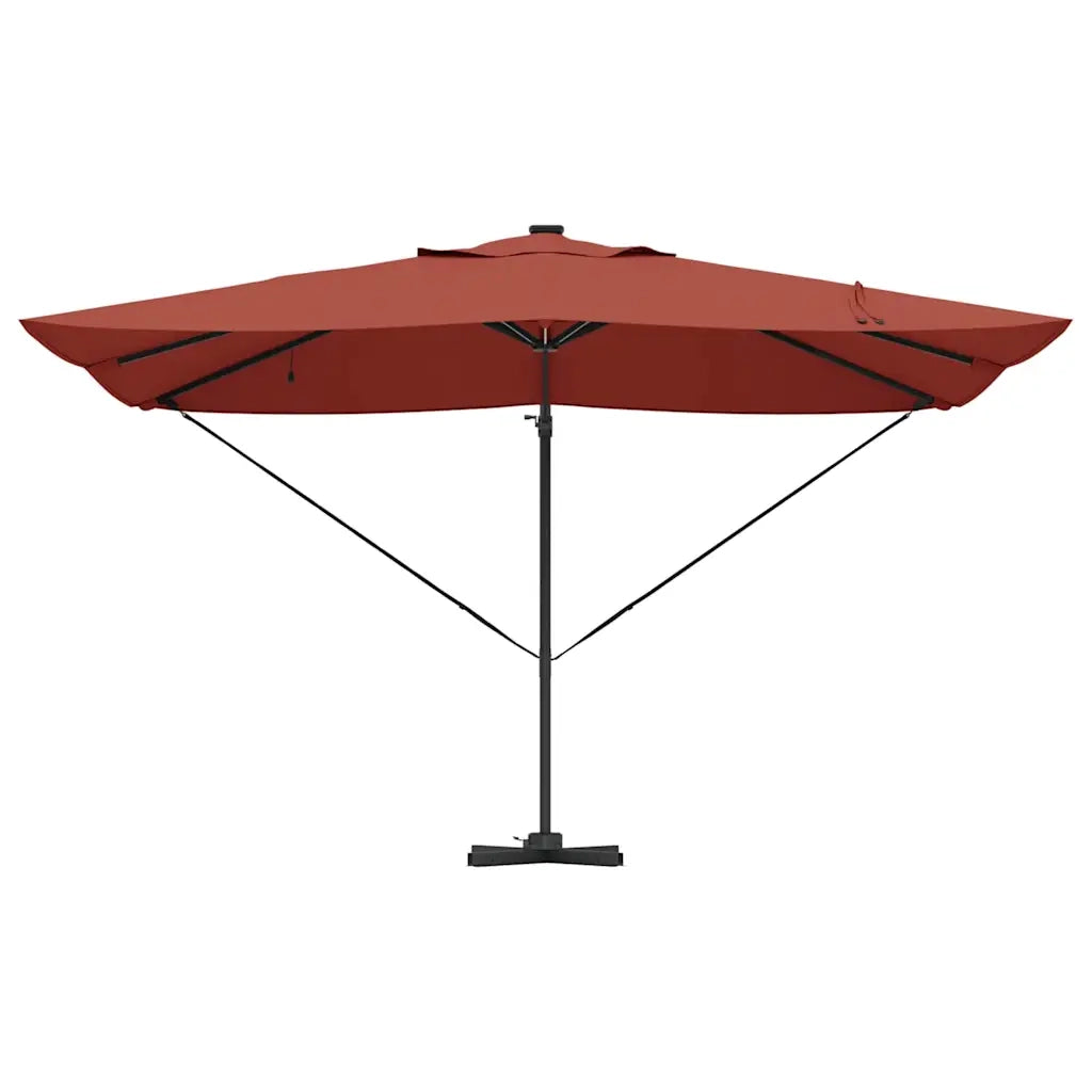 Ombrellone Terracotta 352 x 251 x 265 cm Poliestere e Alluminio 42003334