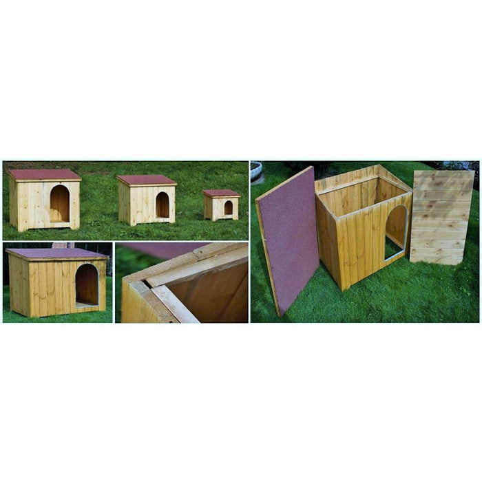 Cuccia per cani in legno, doghe spessore 16mm Serie Slim - Mod. 300/01 - 120009