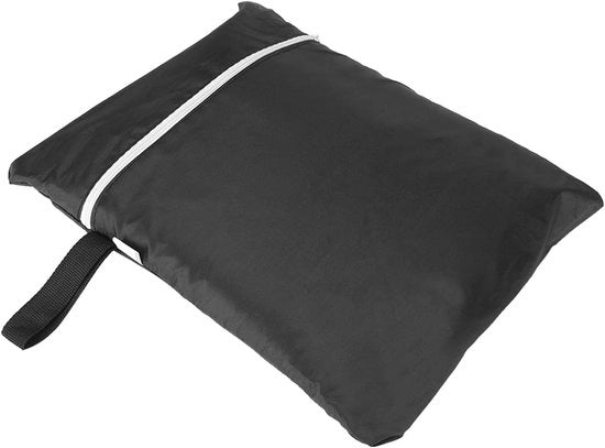 Copertura per barbecue impermeabile - Protezione per griglia - Protezione all'aperto - Sacchetto impermeabile per attrezzo - 145x61x117cm - Nero
