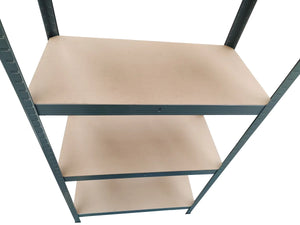 SET 2x ripiani resistenti 80 x 40 x 160 cm, verniciati grigio