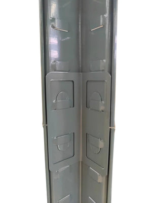 SET 2x ripiani resistenti 80 x 40 x 160 cm, verniciati grigio