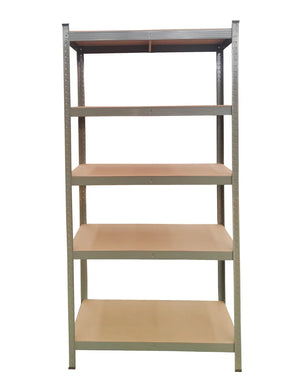 SET 2x ripiani resistenti, 90 x 40 x 180 cm, verniciati grigio