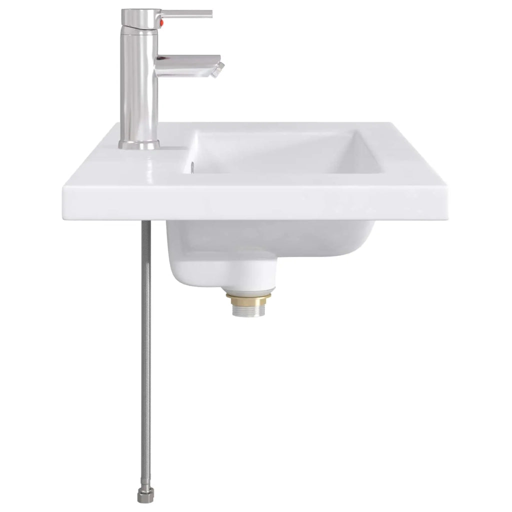 Lavabo da bagno Cromato 81 x 40 x 17,5 cm Metallo CFW7972944