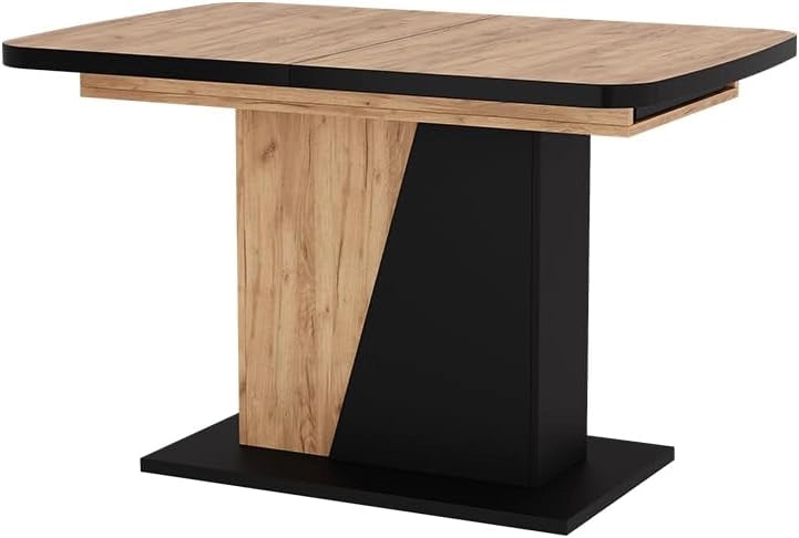 tavolo da pranzo allungabile Fenaro, Bianco, 120 x 80 cm estensibile, allungabile con prolunga per dimensioni del tavolo flessibili