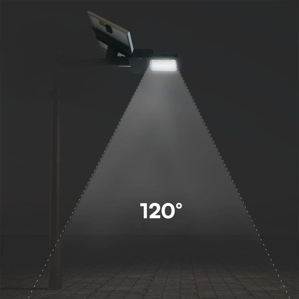 Lampione LED solare ibrido 50W 4000lm 4000K IP65 V-TAC