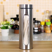 Trade Shop - Contenitori Per Alimenti In Acciaio Per Tè Spezie Caffè Biscotti Zucchero 30.5cm -