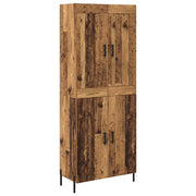 Credenza 2 pz | Madia | Buffet da pranzo | Armadio da pranzo Legno vecchio Legno multistrato