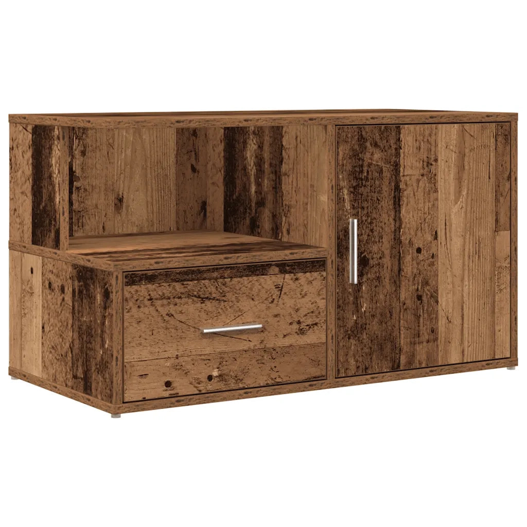 Mobile Angolare Legno Antico 200x40x45 cm in Truciolato 3307835
