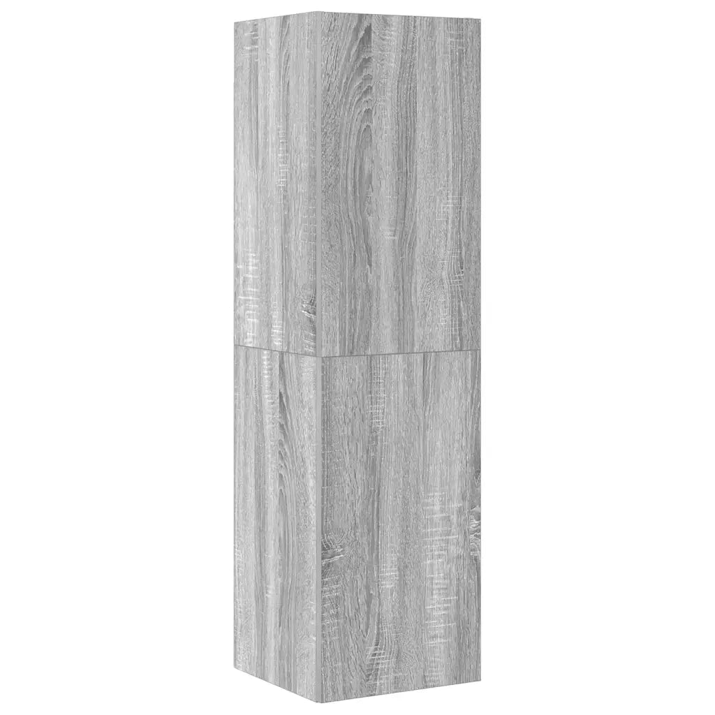 Set di Mobili Porta TV 4 pz-Credenza per TV Grigio Sonoma in Legno Multistrato 106302