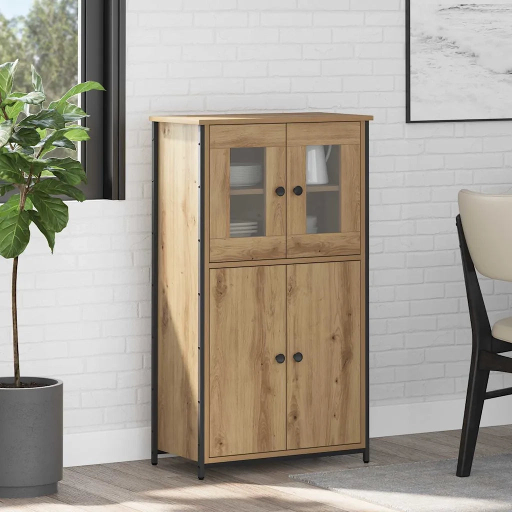 Credenza-Buffet-Armadio da cucina Rovere artigianale 62 x 32 x 106,5 cm