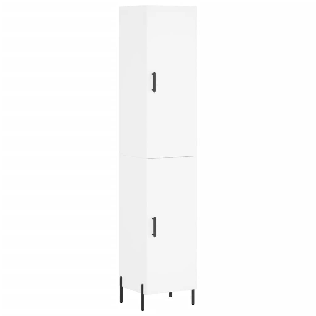 Credenza Bianca 34,5x34x180 cm in Legno Multistratocod mxl 125608