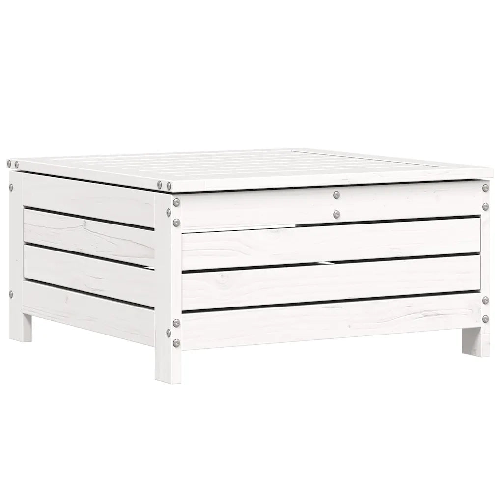 Set Divani da Giardino 8 pz in Legno Massello di Pino Bianco 3250605