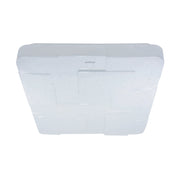 Plafoniera LED bagno quadrata bianca 43cm 36W IP44