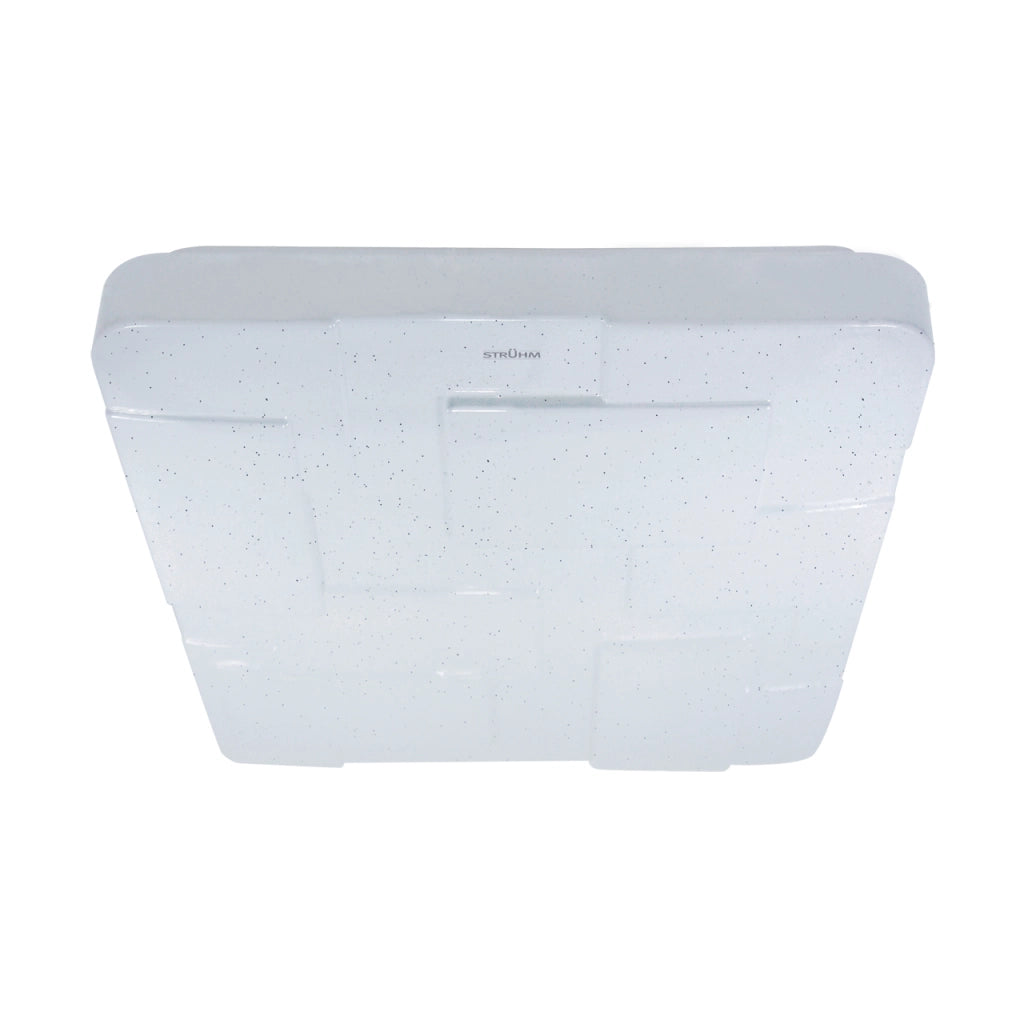 Plafoniera LED bagno quadrata bianca 43cm 36W IP44