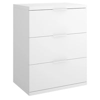 Sturgis, Comodino un Ripiano, 34x42x57h cm Bianco