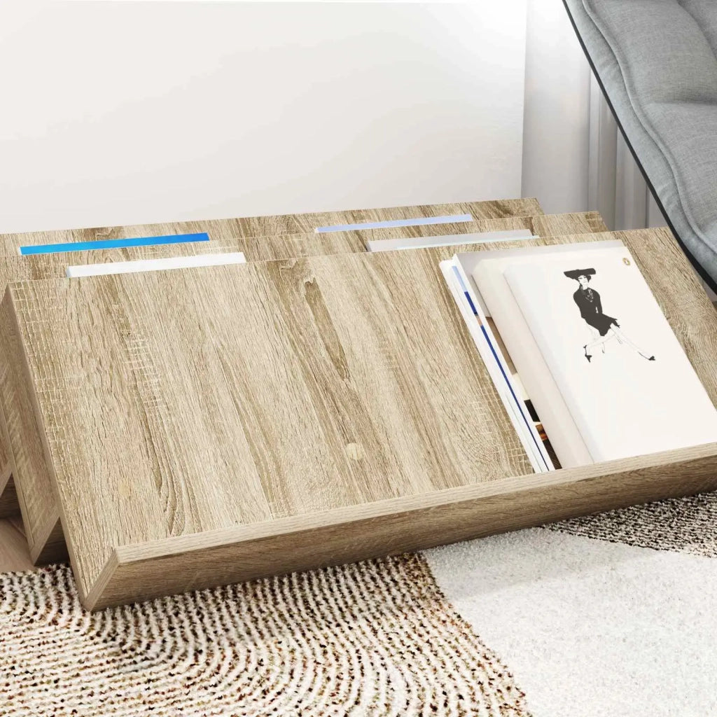Scaffale per riviste Rovere Sonoma 90 x 53 x 28,5 cm CFW8535867