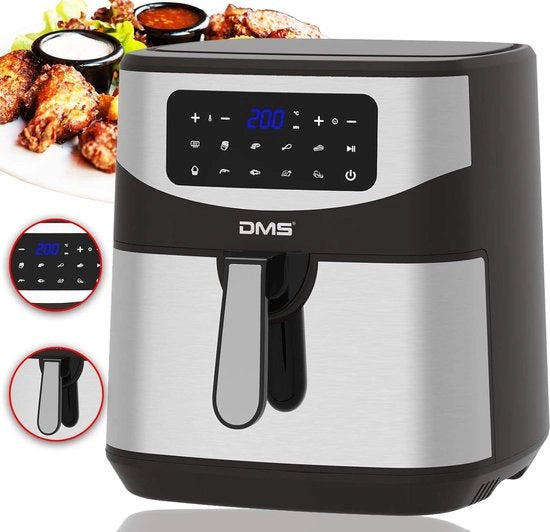 Frittatore ad aria - 10 Programmi - Frittatore a vapore - 7L - Senza grassi - Timer - Display digitale a tocco