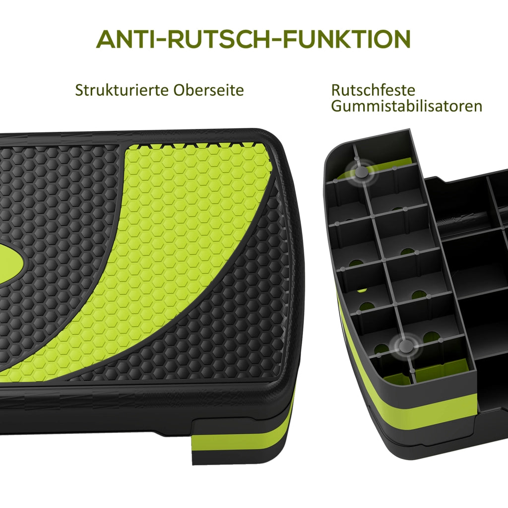 Step Aerobico ¨C zephmum ¨C Verde 80x31x10-20cm