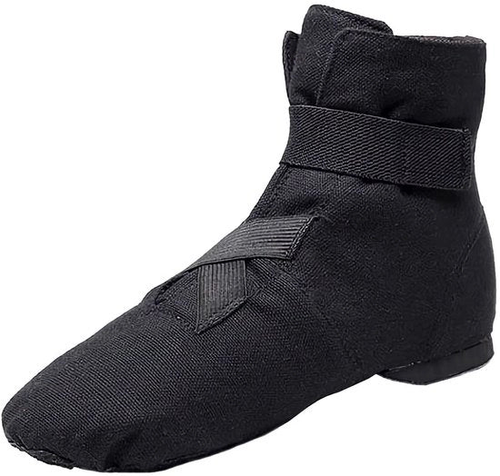 Scarpette da Ballo in Pelle di Canapa - Ademazione Naturale - Suola a Gomma - Slipper per Donna - Attività Fisica - Progettazione Comoda con Cerniera