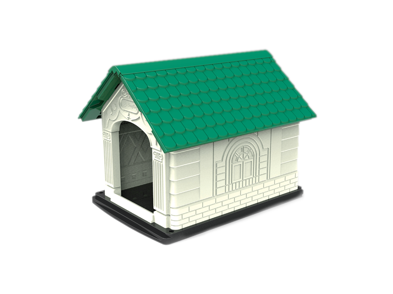 Villa per cani Nobleza in PP richiudibile diverse misure S, M, L bianco e verde - S