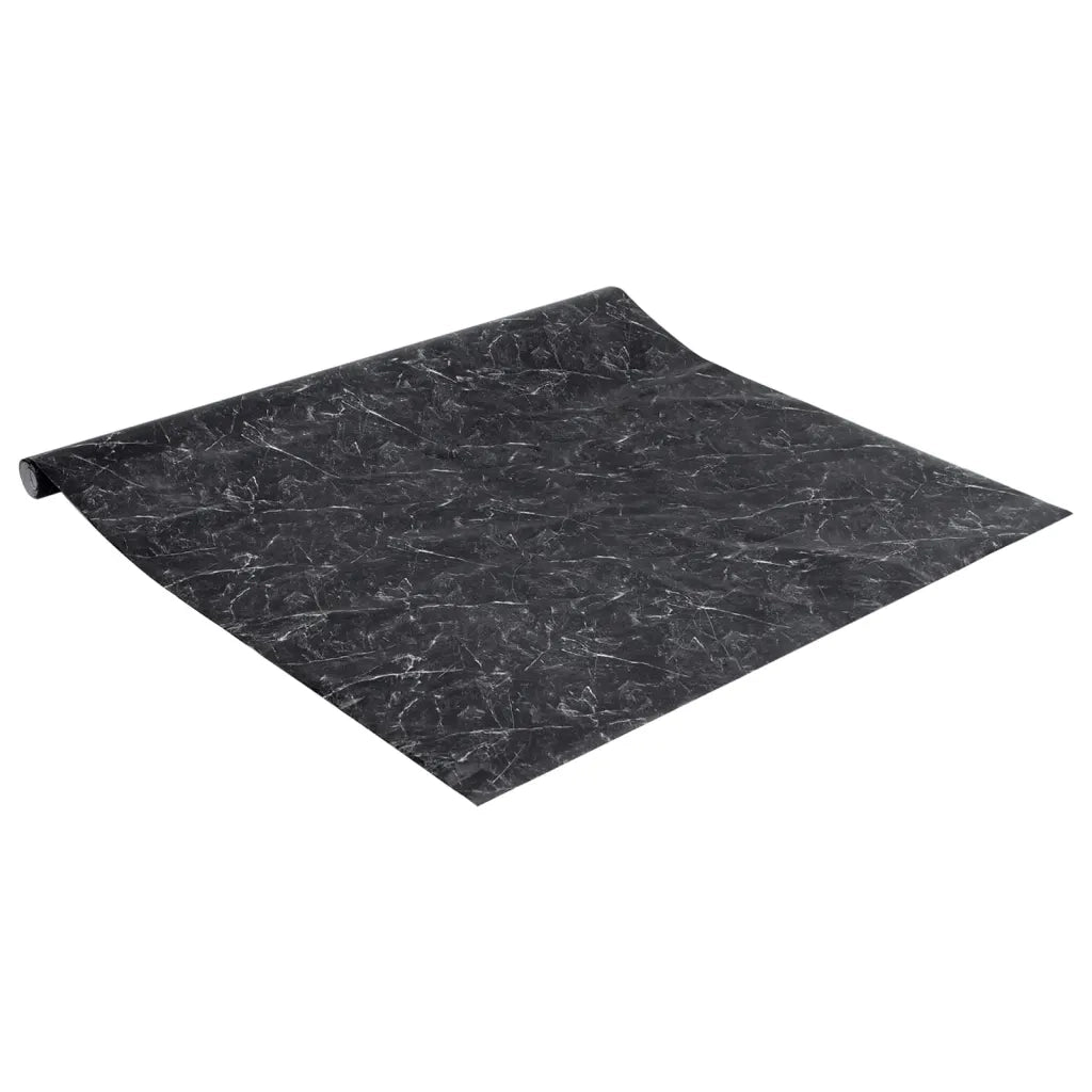 Adesivi per Mobili Autoadesivi Nero Marmoreo 90x500 cm in PVC CFW9655628