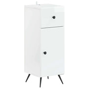 Mobiletto da Bagno BREDA Bianco Lucido 30 x 31 x 80 cm 897489