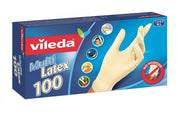 Guanti multi latex 100 pezzi mis. p   m vileda