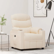 Poltrona Elettrica Reclinabile Crema in Tessuto 3143500