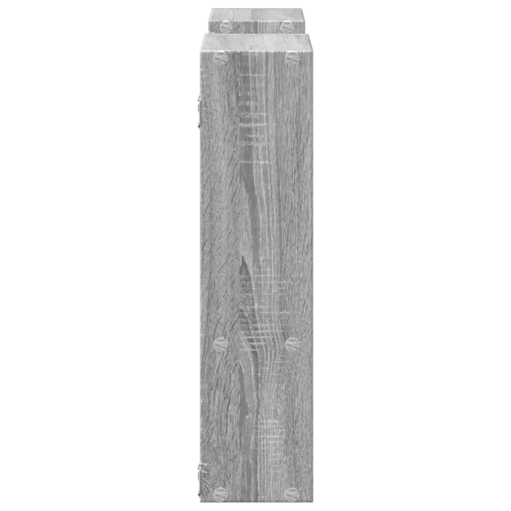 Mensola a Muro Grigio Sonoma 99x15x60 cm in Truciolato 853241