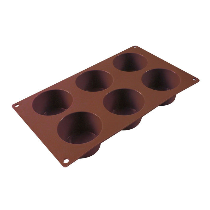 Stampo in silicone per muffin, 6 porzioni