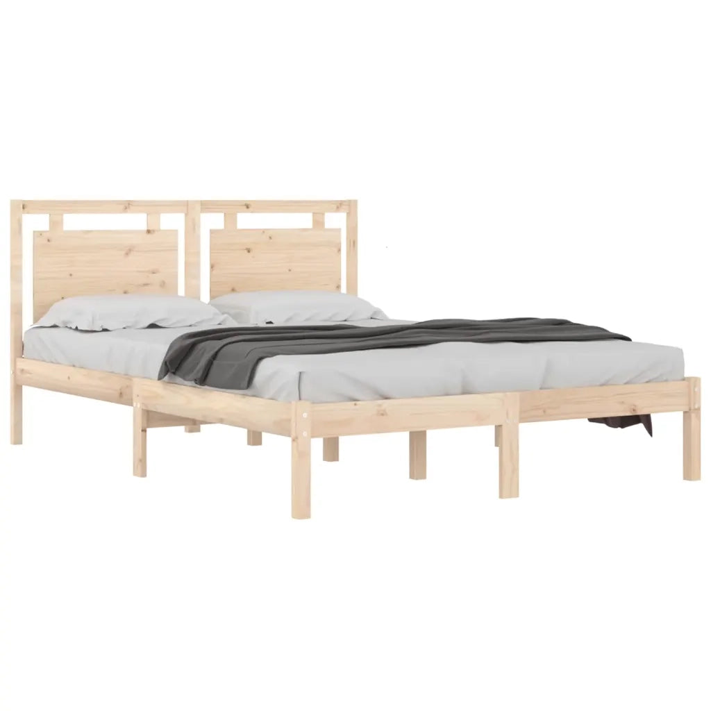 Giroletto-Struttura Letto in Legno Massello 200x200 cm 799767