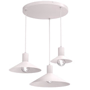 Lampada a sospensione conica 3xE27 kaszmir Nox Luminex
