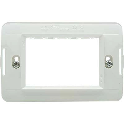 SUPPORTO FRUTTI AQUA MARLANVIL - PC BIANCO POSTI 3- 25 pezzi