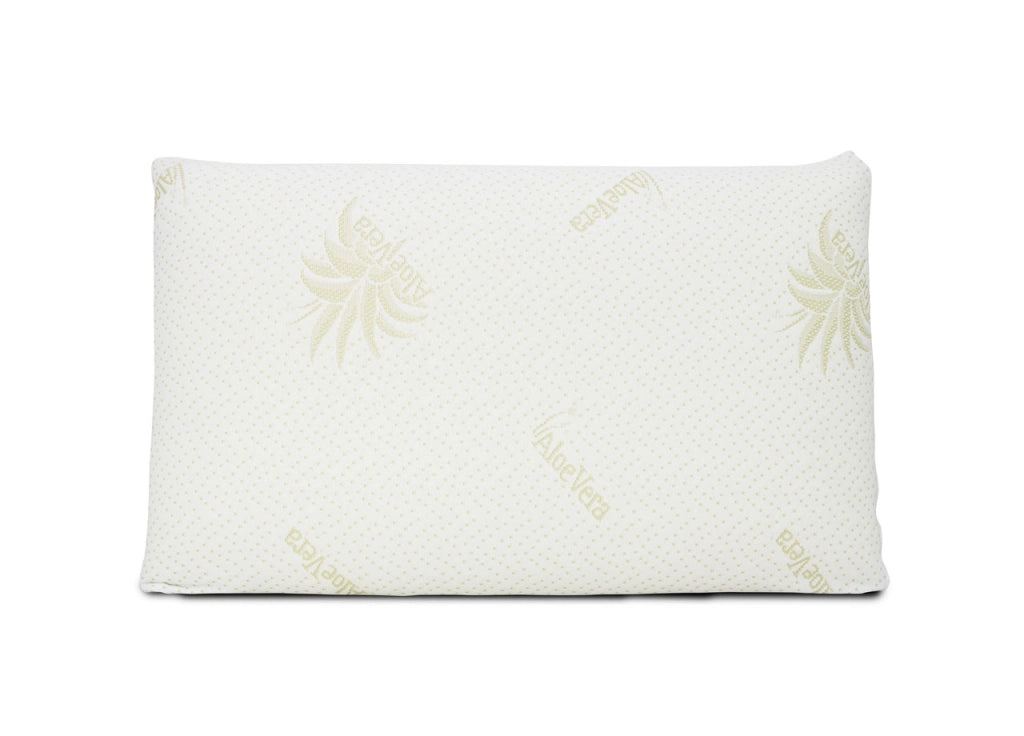 Guanciale Cuscino Letto 50x80cm Anallergico Memory Saponetta Aloe