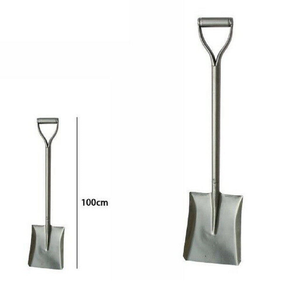 Trade Shop - Badile Vanga Pala Attrezzo Giardino Giardinaggio Campeggio Metallo 100 Cm 63311 -