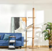 Tiragraffi regolabile a soffitto con 4 piattaforme