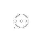 ADATTATORE OGIVA RULLO Ø78MM NORTON AUTOMAZIONE AUTOMATISMI ORIGINALE GARANZIA