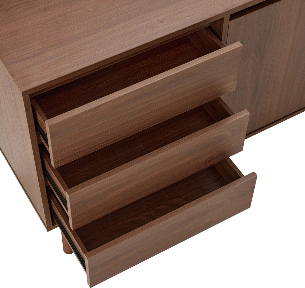 Tavolo buffet in legno scuro 160cm SARAH